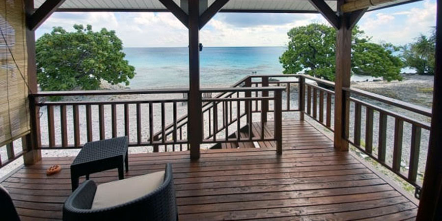 Fafapiti Lodge : vue imprenable sur le lagon